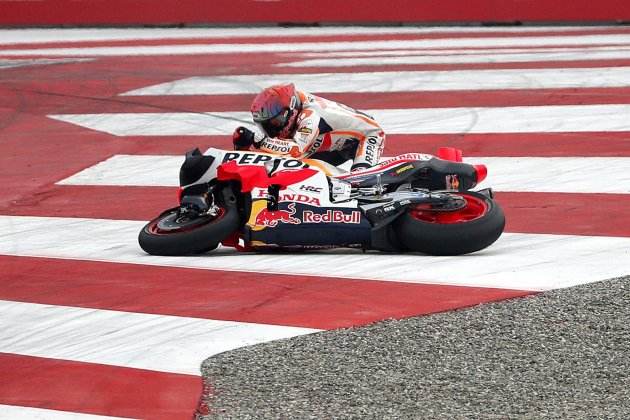 Marc Márquez caiguda Honda / Foto: EFE