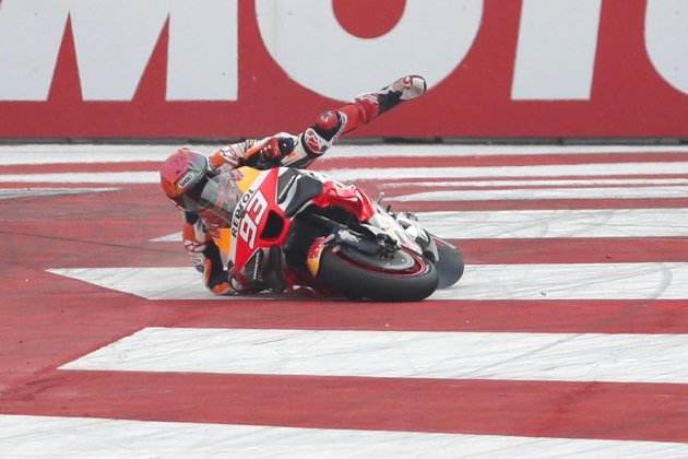 Marc Márquez caída Honda / Foto: EFE Marc Márquez caída Honda / Foto: EFE