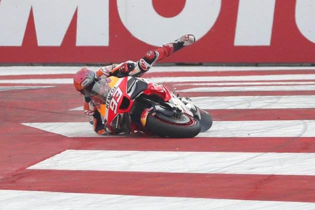 Marc Márquez caída Honda / Foto: EFE