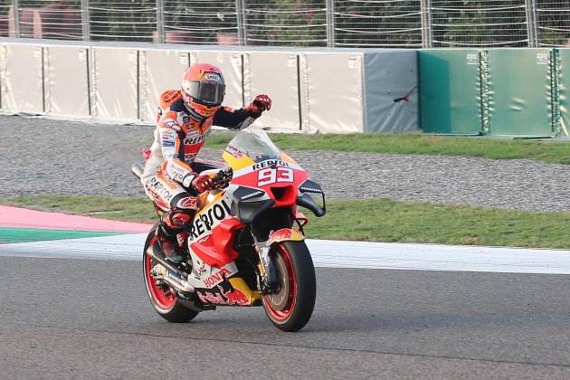 Marc Márquez saluda Honda / Foto: EFE Marc Márquez saluda Honda / Foto: EFE