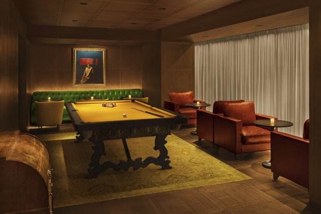 Punch Room Pool Table - The Barcelona EDITION Punch Room Pool Table - The Barcelona EDITION