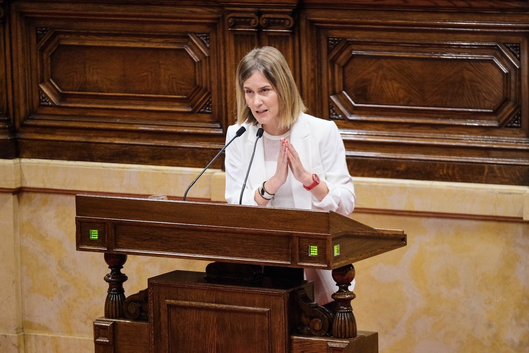 Albiach acusa al Govern de estar "de trámite" y reta a Aragonès a dar sentido a acabar la legislatura