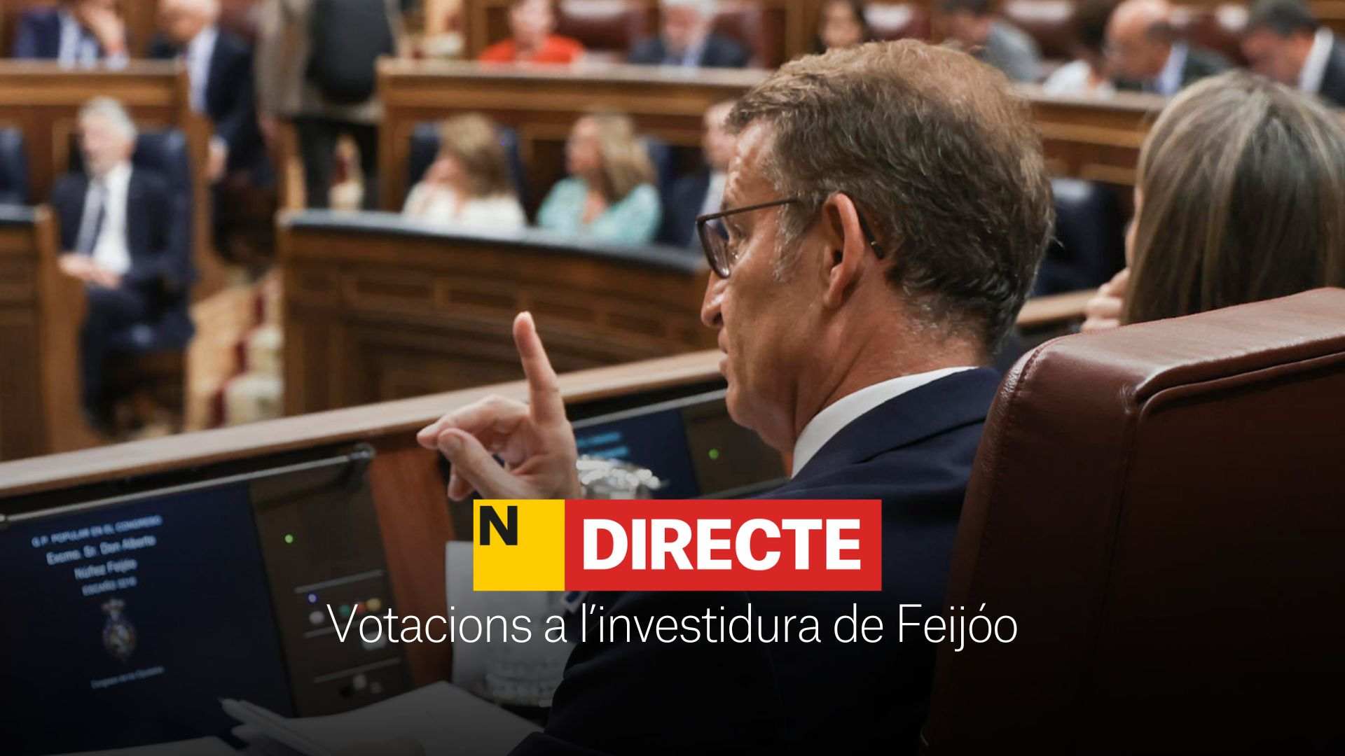 Investidura de Feijóo, DIRECTE | Última hora, resultats i reaccions a la primera votació