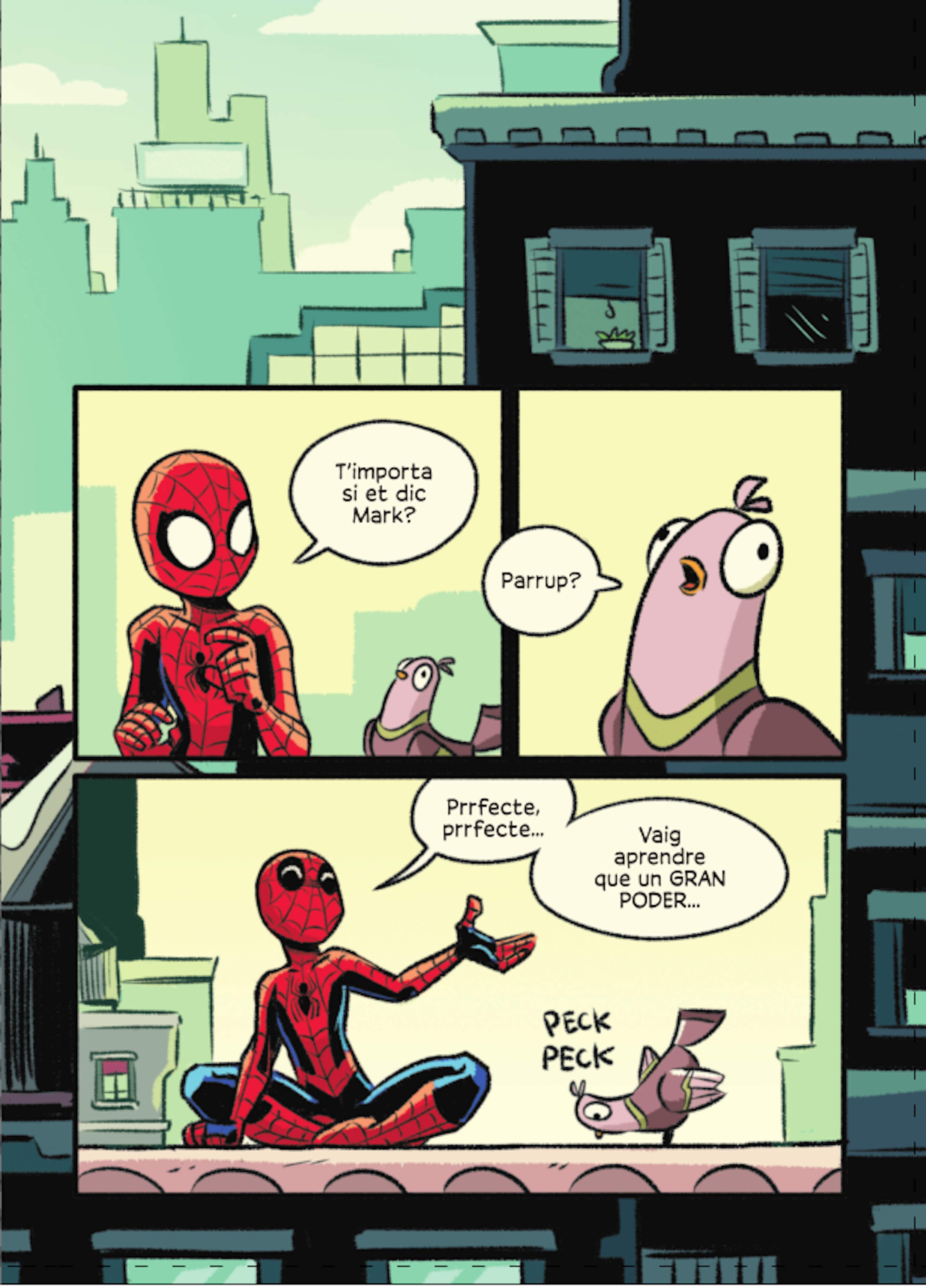 Spider-Man ya habla en catalán en los cómics