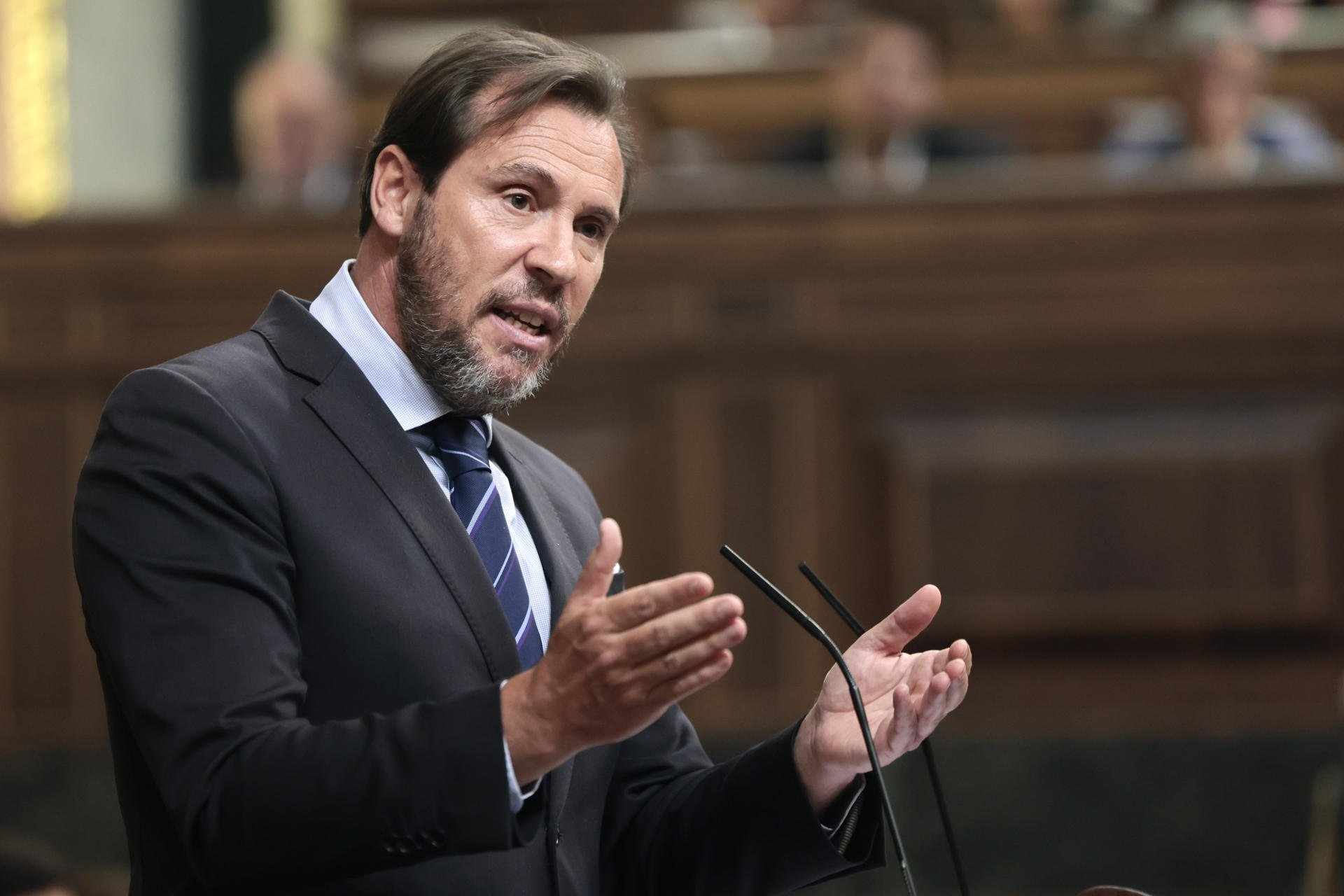 Oscar Puente PSOE investidura. EFE Oscar Puente PSOE investidura. EFE
