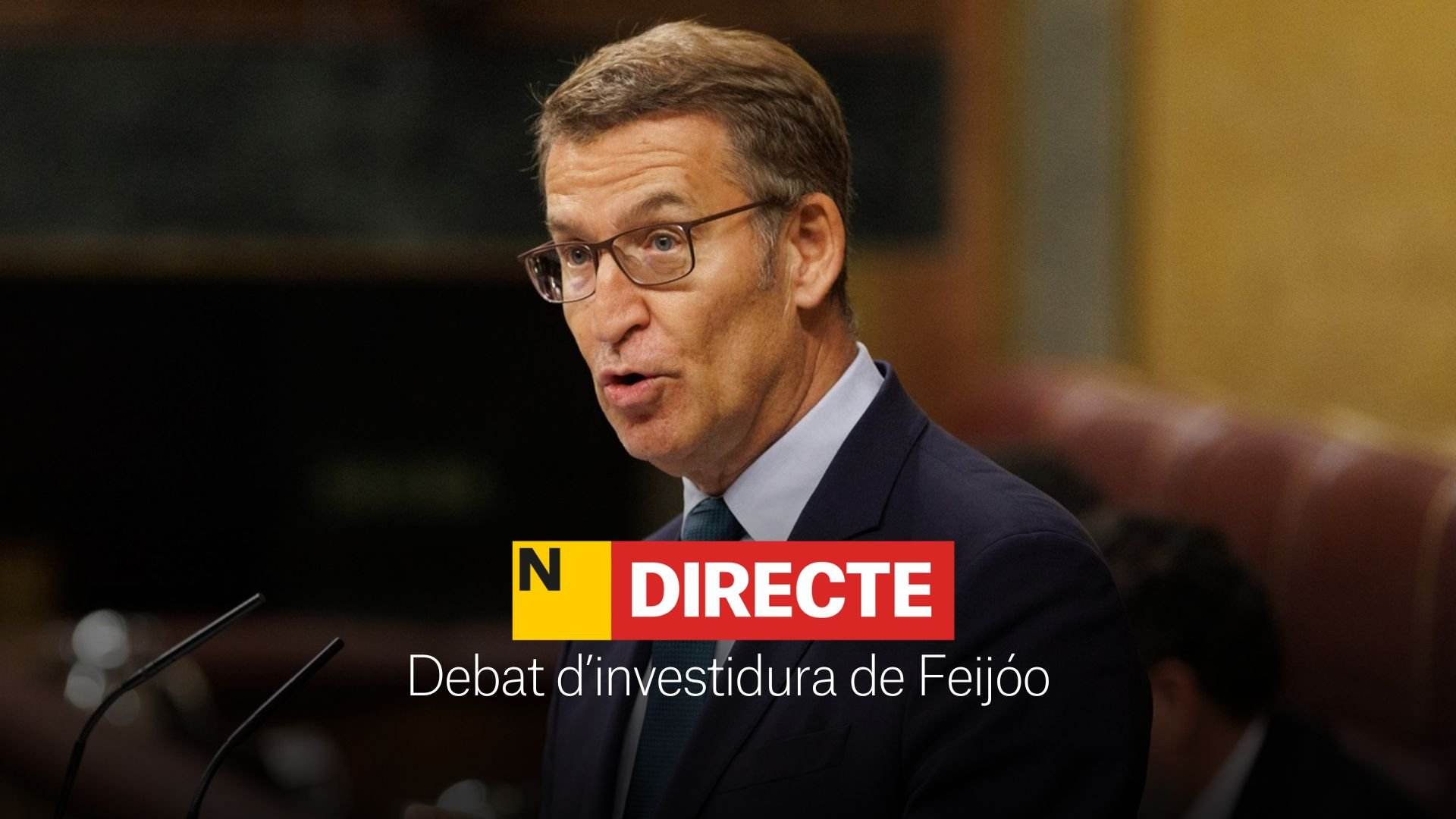 Investidura de Feijóo, avui, DIRECTE | Última hora dels resultats de la segona votació i el debat