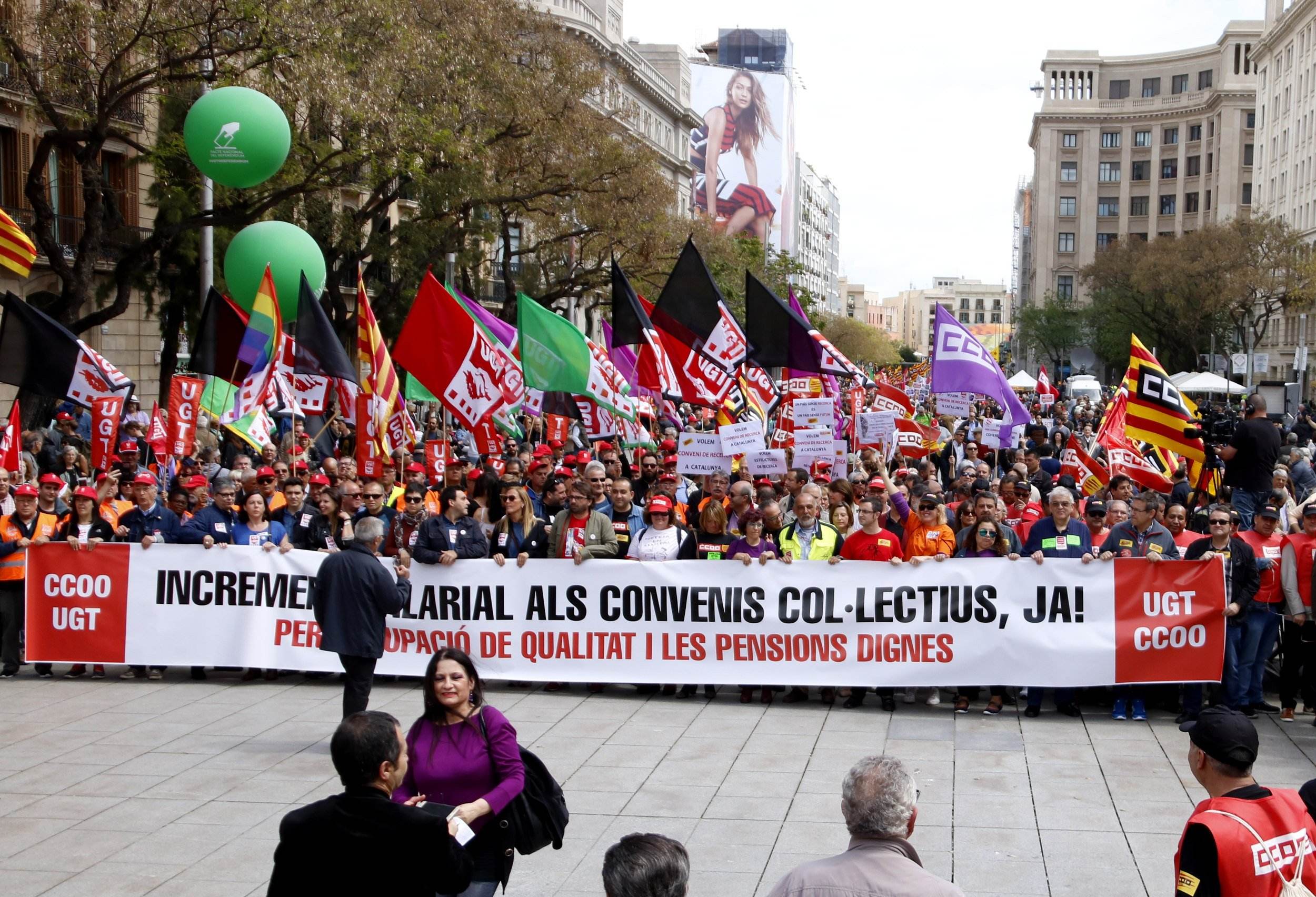 La UGT y CCOO protestarán contra el juicio delante de sus sedes