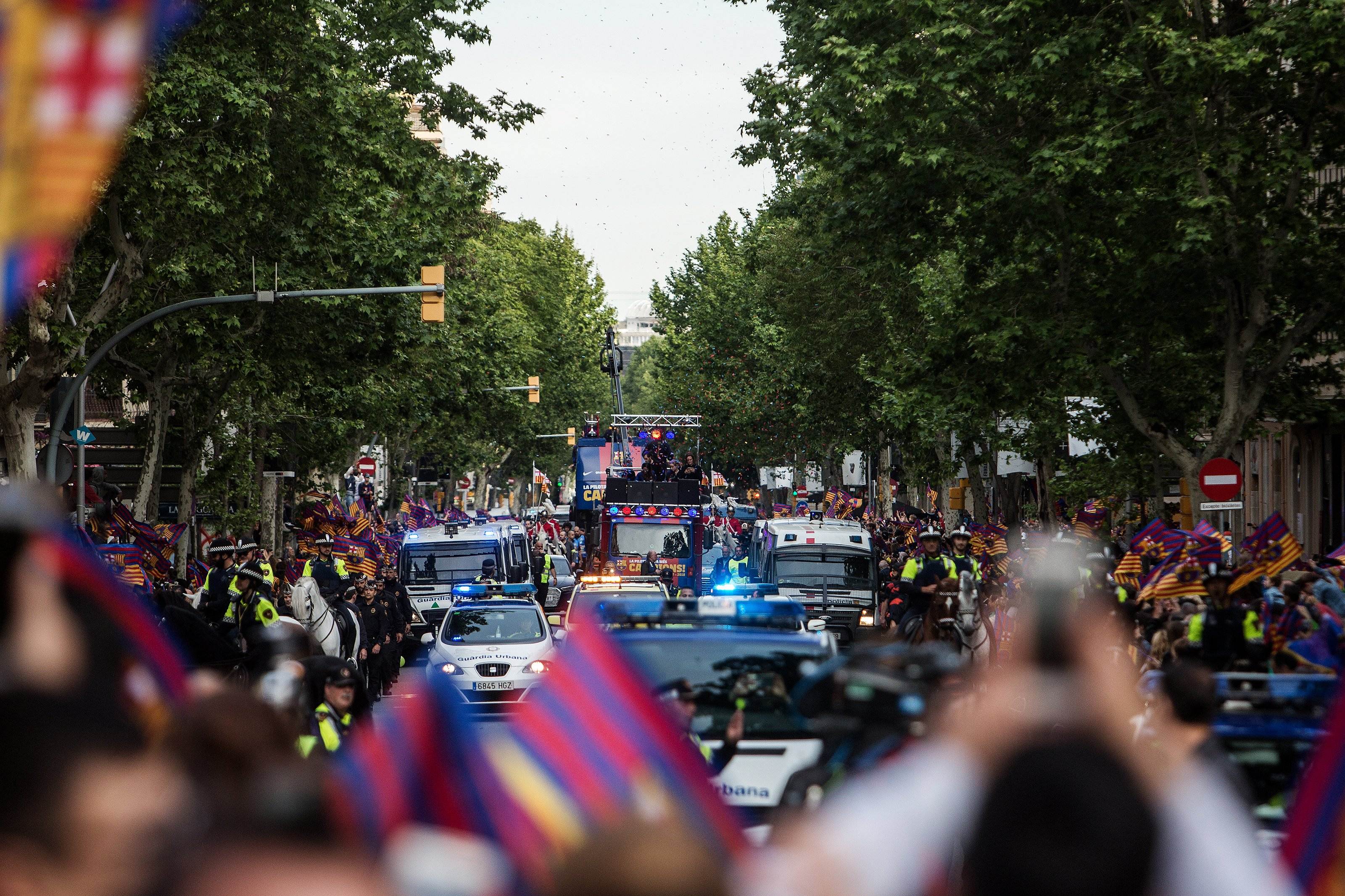 Rúa del Barcelona de Campeón de Liga: horario, recorrido y por qué calles pasará