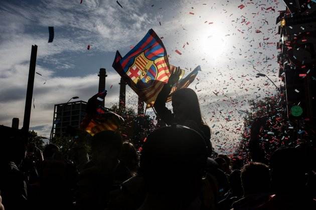 Desfile Barça doblete Carles Palacio