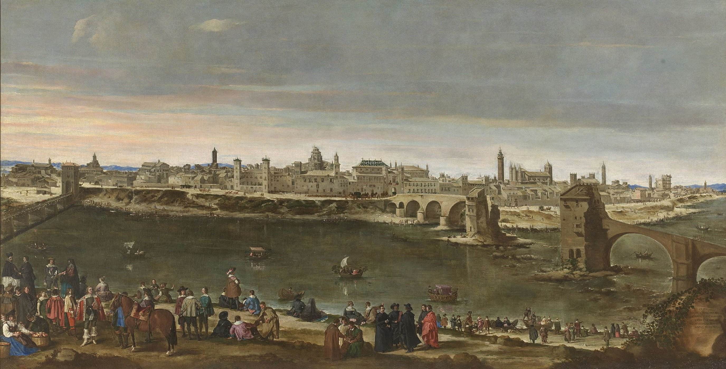 Vista de Zaragoza (1647). Fuente Museo del Prado Vista de Zaragoza (1647). Fuente Museo del Prado