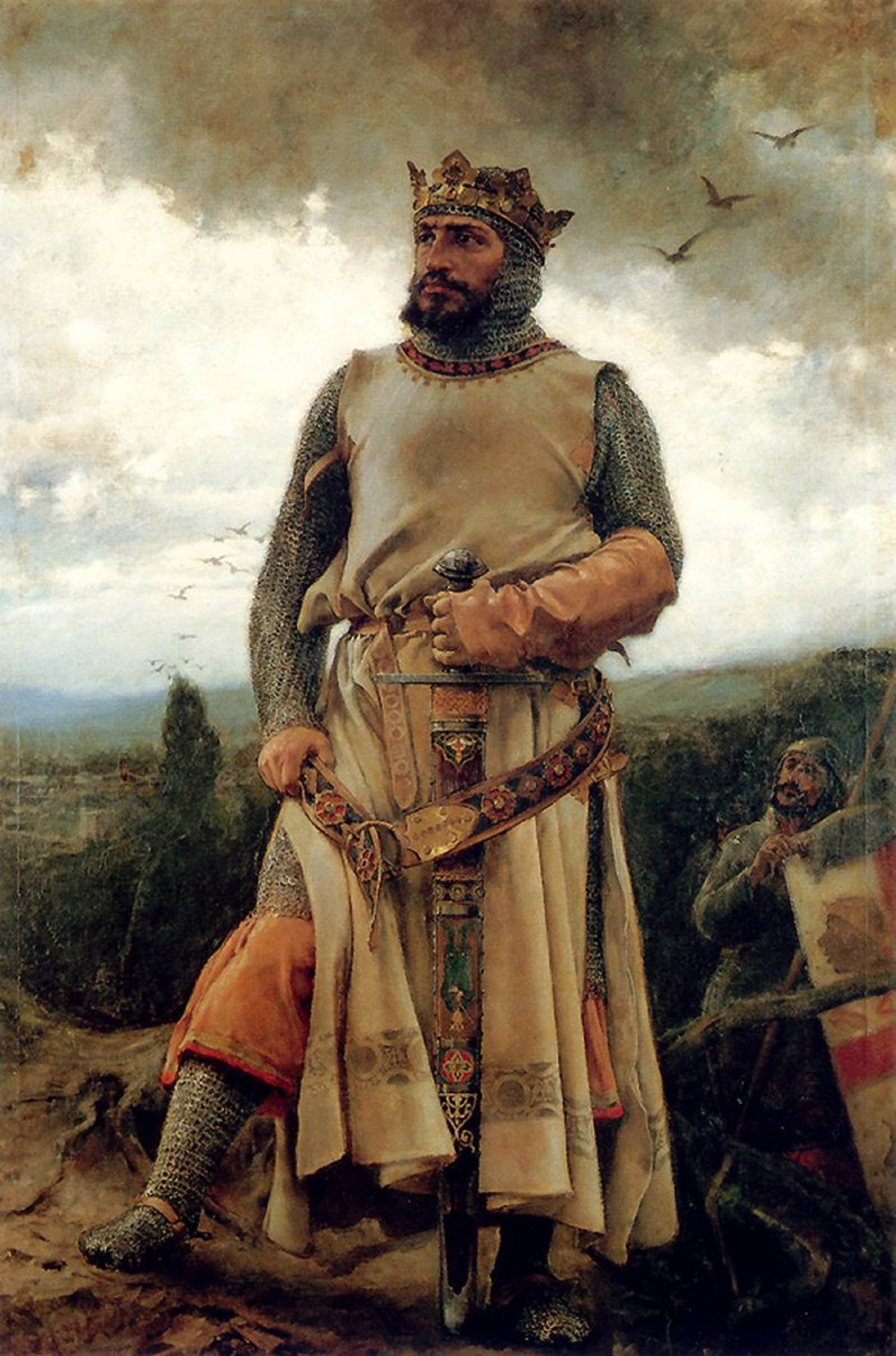 Retrat modern d'Alfons el Bataller, obra de Francisco Padilla (1879). Font Ajuntament de Saragossa