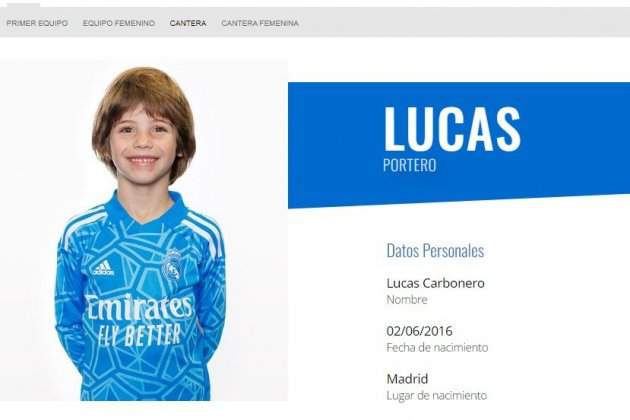 Lucas Carbonero, Real Madrid Lucas Carbonero, Real Madrid