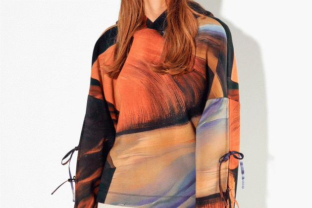 Sudadera estampada con lazos Sudadera estampada con lazos