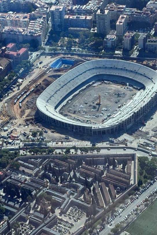 Camp Nou construcción / Foto: ElNacional.cat Camp Nou construcción / Foto: ElNacional.cat