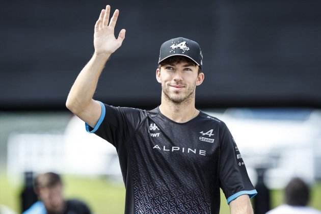 Pierre Gasly saludando en el GP de Suzuka / Foto: Europa Press