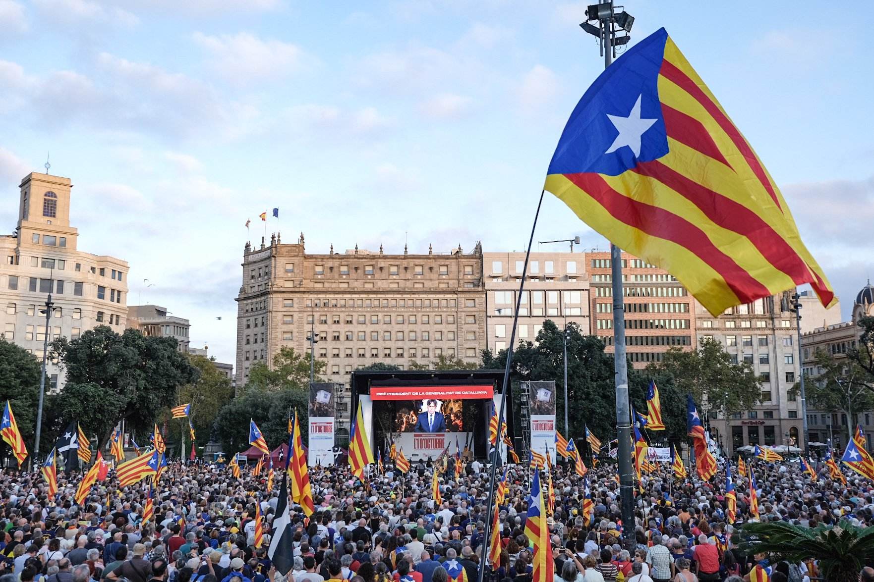 Este es el discurso íntegro de Carles Puigdemont en el acto conmemorativo del 1 de octubre | VÍDEO