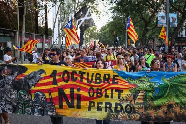 Manifestació 1-O del 2023. Foto: Miquel Muñoz Manifestació 1-O del 2023. Foto: Miquel Muñoz