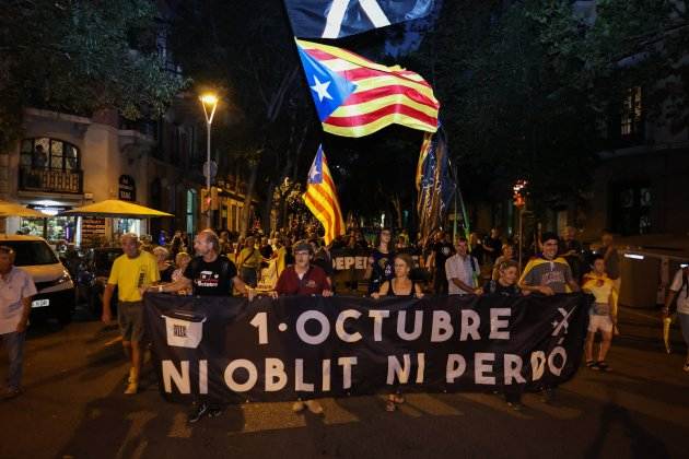 Manifestació de l'1-O  del 2023. Foto: Miquel Muñoz