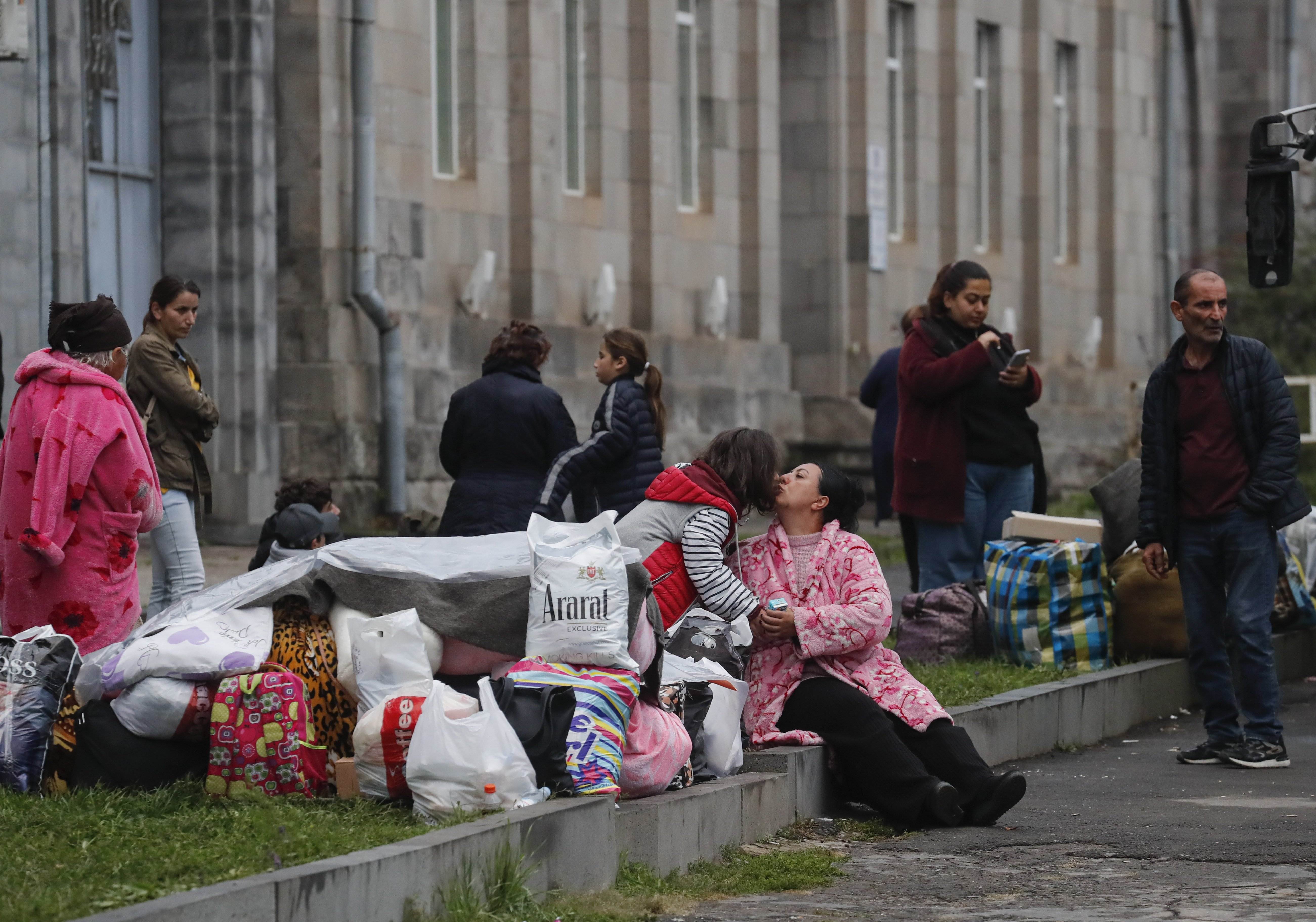 Alto Karabaj: ¿cómo es la llegada a un centro de refugiados de Armenia? | FOTOS