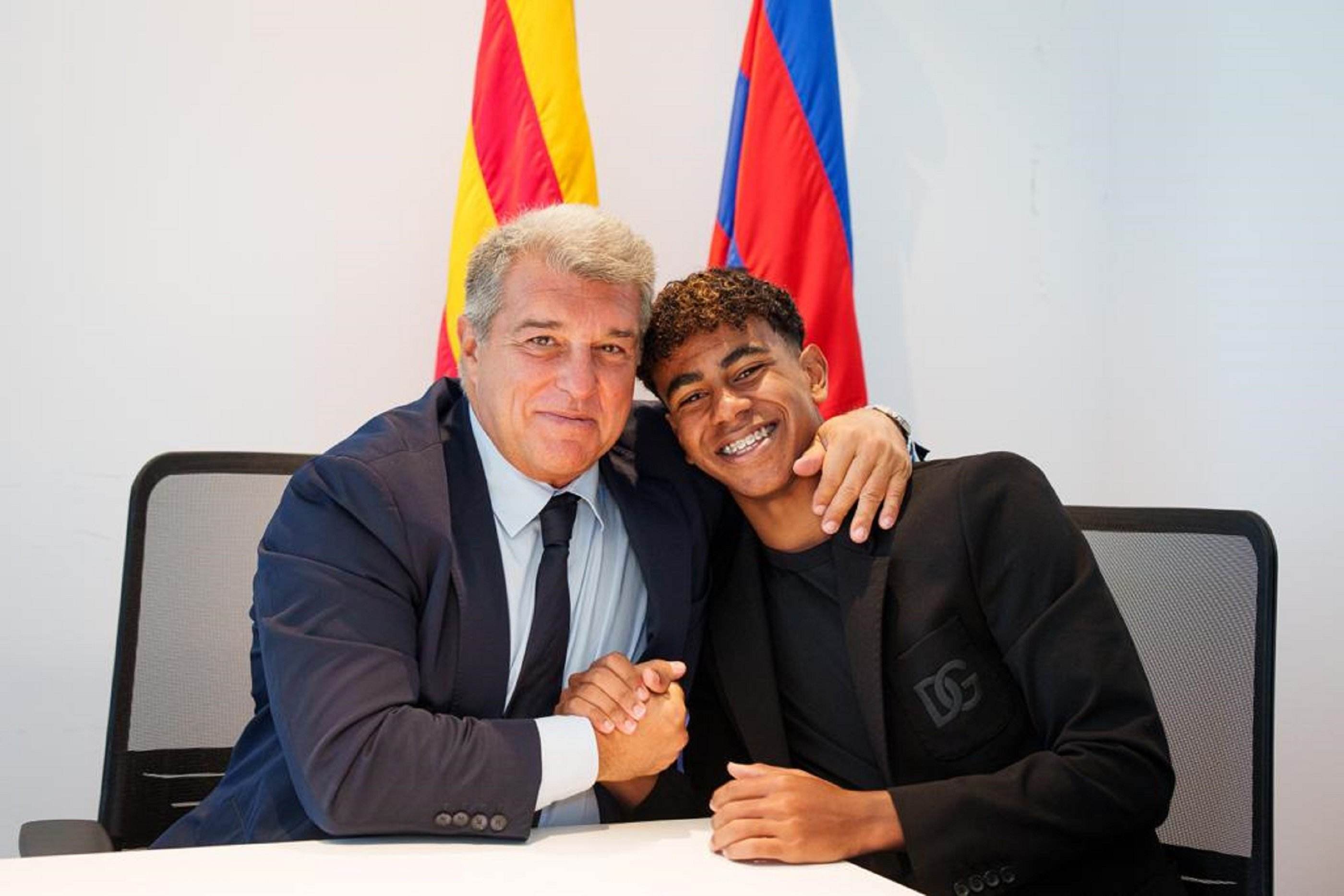 El Barça lliga el futur: Lamine Yamal, renovat fins al 2026