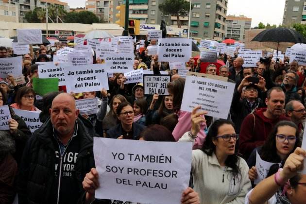 Manifestacio palau sant andreu barca / ACN