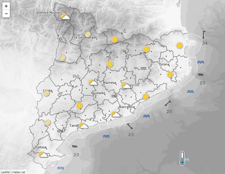 Previsio meteorologica 3 octubre 2023 / Meteocat Previsio meteorologica 3 octubre 2023 / Meteocat