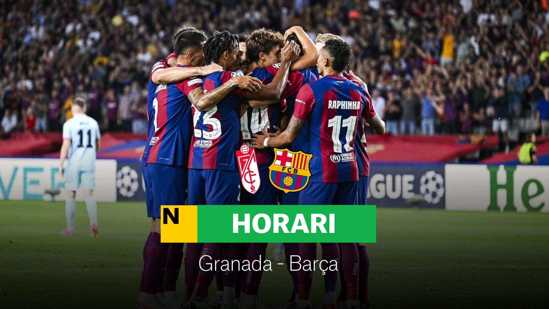 Granada - Barça, avui: Convocatòria, horari i on veure per TV la jornada 9 de la Lliga