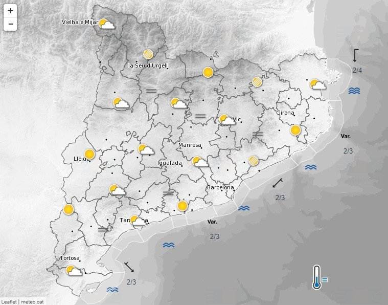 Previsio tiempo 4 octubre Previsio tiempo 4 octubre