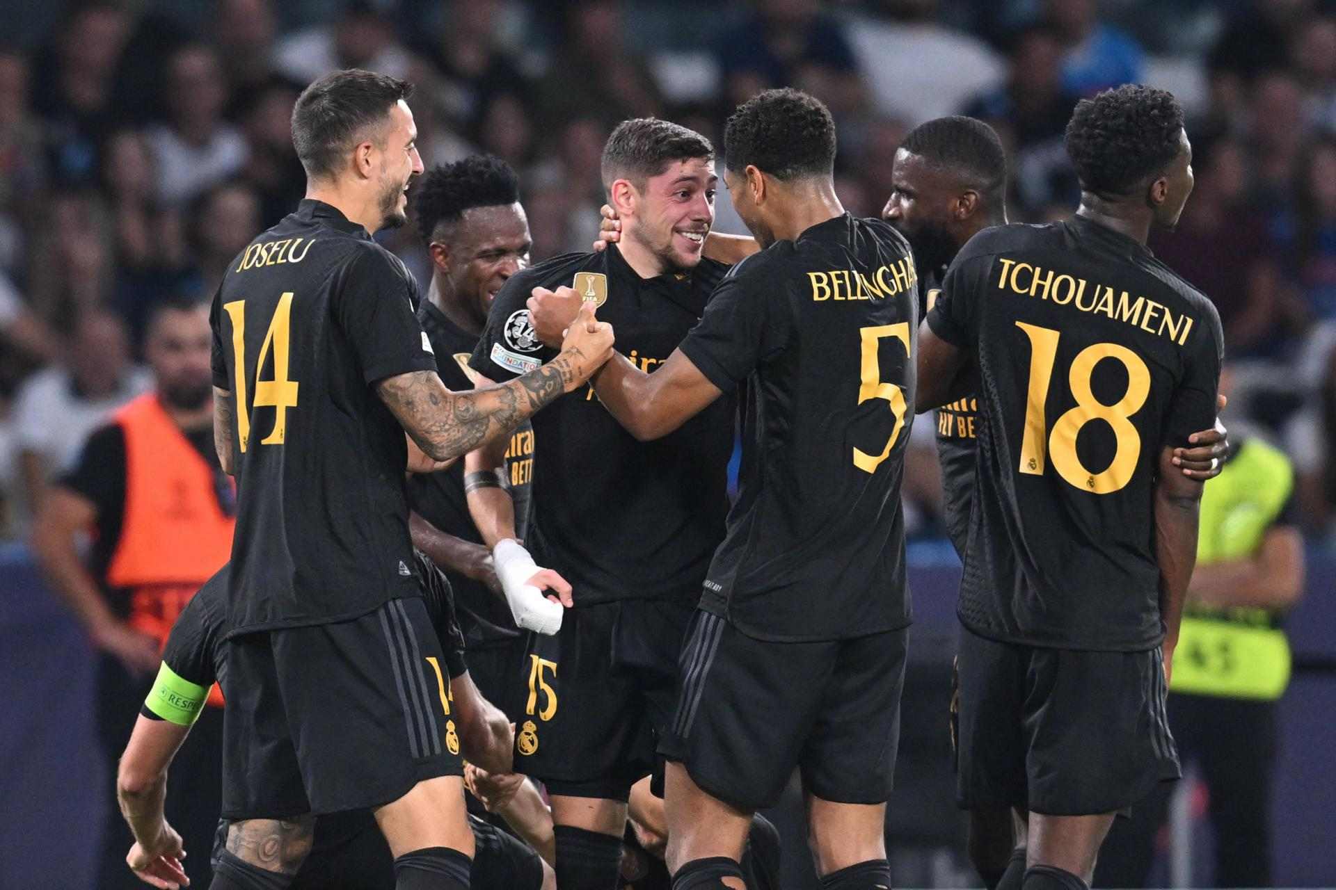 El Real Madrid hace temblar Nápoles y suma una nueva victoria en la Champions League (2-3)
