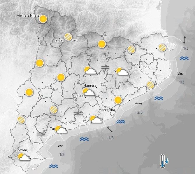 Previsio temps dijous 5 octubre meteocat Previsio temps dijous 5 octubre meteocat