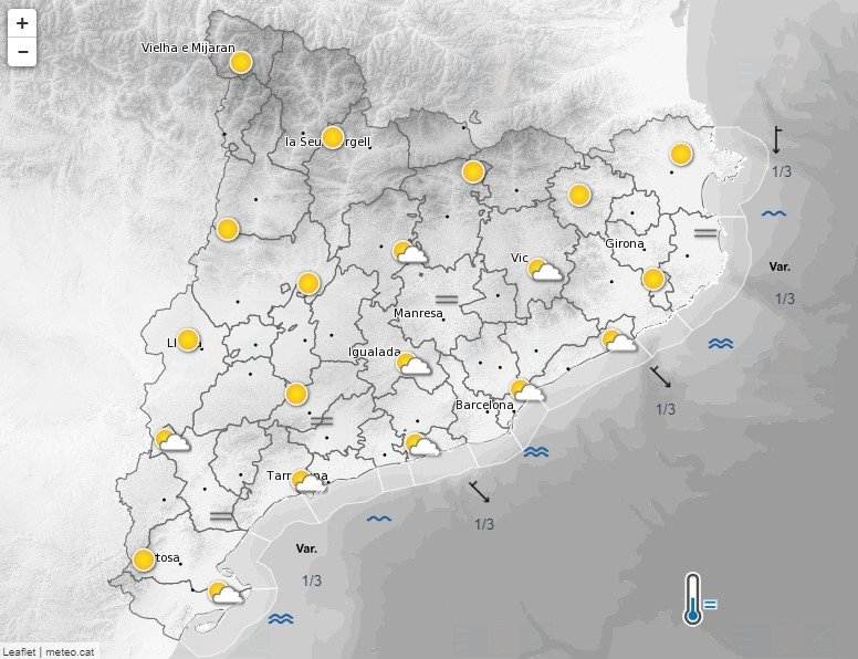 Previsio meteorologica 6 octubre