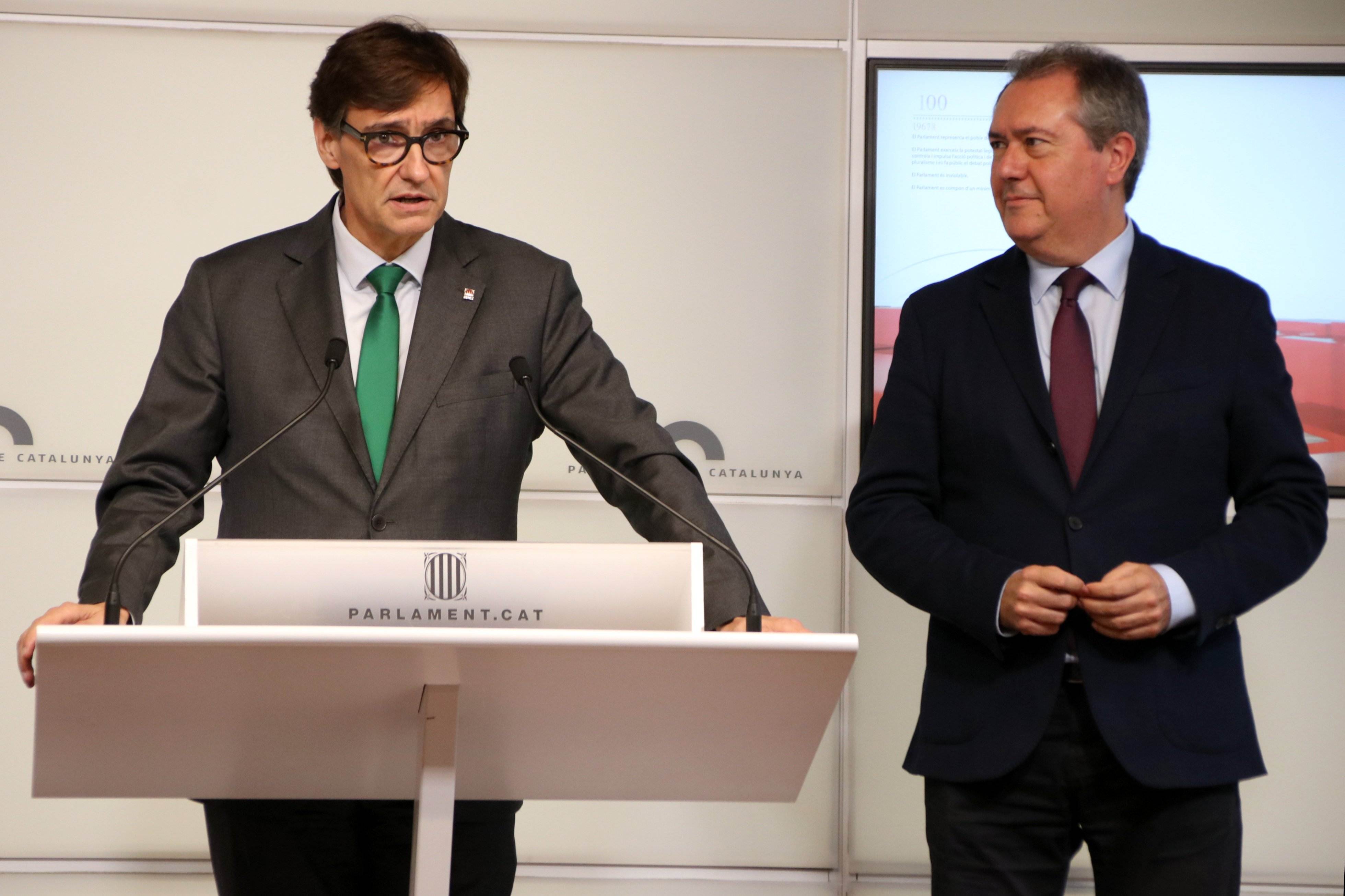 El líder del PSOE andaluz bendice la negociación por la investidura: "Abiertos al debate territorial"