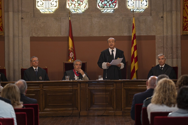 El president del TSJC, Jesús Maria Barrientos, en l'any judicial 2023. Foto: Irene Vilà Capafons