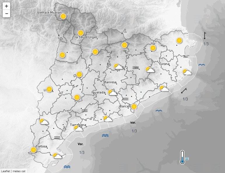 Previsio meteorologica 7 octubre Previsio meteorologica 7 octubre