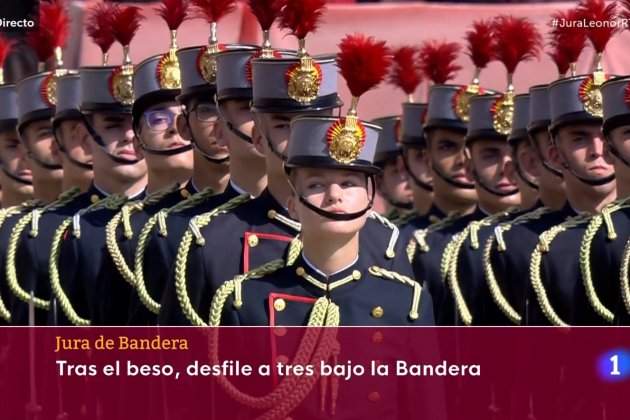 Leonor mira padres jura TVE Leonor mira padres jura TVE