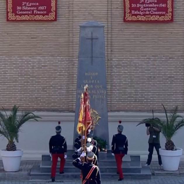 Jura bandera Franco Leonor 2 TVE