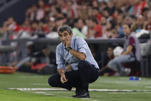 Ernesto Valverde davant de l'Almeria / Foto: EFE - Miguel Toña