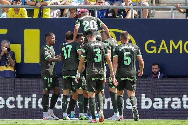 Gol Girona Cádiz / Foto: EFE - Román Ríos