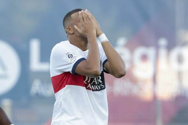 Mbappé lamentándose Europa Press Mbappé lamentándose Europa Press