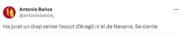 Antonio Baños tuit Leonor X Antonio Baños tuit Leonor X