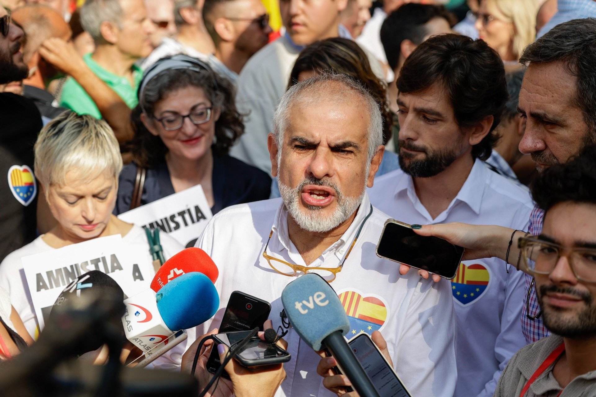 Carlos Carrizosa manifestació amnistia Barcelona / Europa Press Carlos Carrizosa manifestació amnistia Barcelona / Europa Press