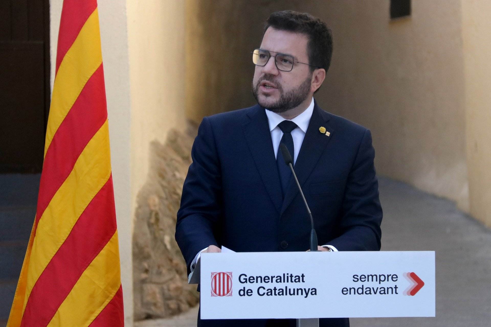 Aragonès exige al Estado una declaración institucional que restaure la figura de Lluís Companys