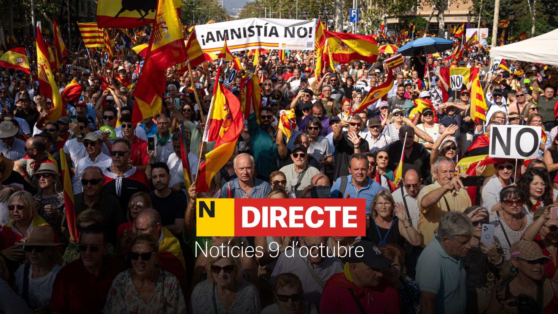 Últimas noticias del 9 de octubre en Catalunya y el mundo
