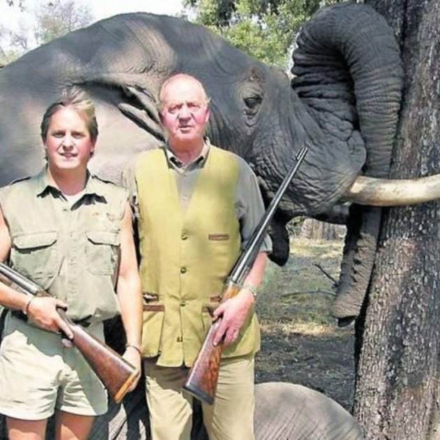 Juan Carlos caza en Botsuana efe