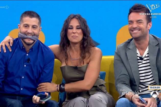 Nando Escribano, Lorena García y Miquel Valls, Antena 3 Nando Escribano, Lorena García y Miquel Valls, Antena 3