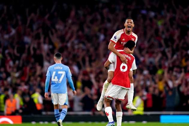 El Arsenal celebrando una victoria contra el Manchester City / Foto: Europa Press
