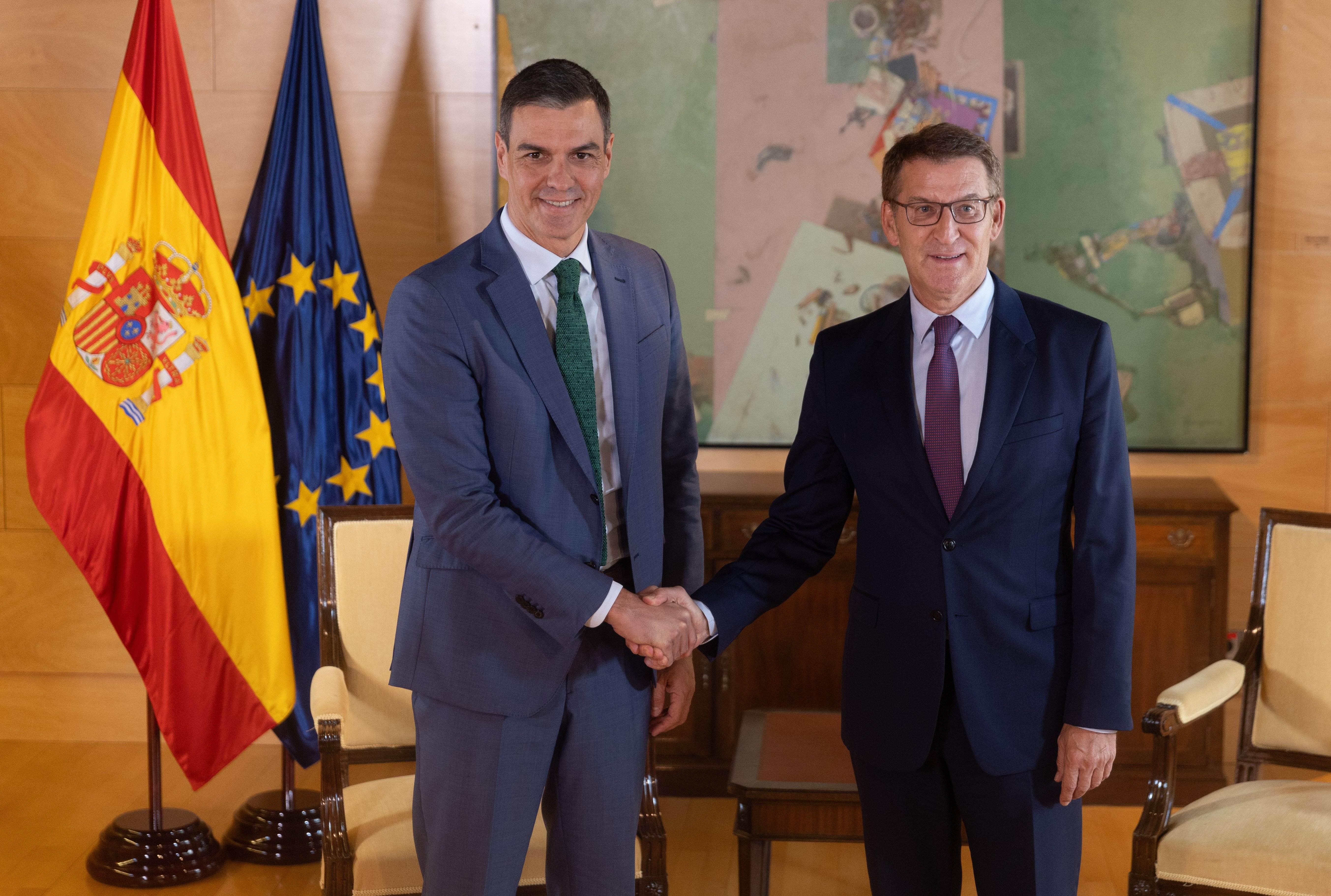 Feijóo reclama a Sánchez que “consulti als espanyols” la conveniència d’una amnistia