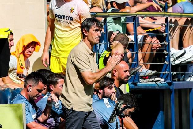 Pacheta, en el banquillo del Villarreal / Foto: Europa Press