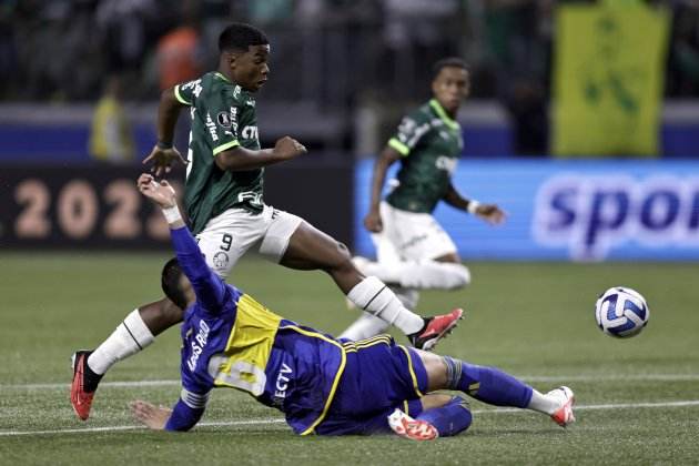 Endrick, durante el Palmeiras - Boca Juniors / Foto: EFE