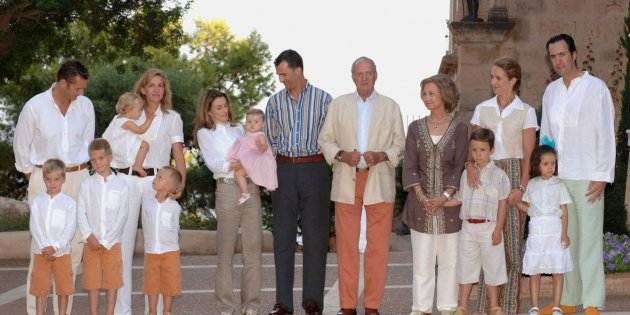 familia real en Marivent familia real en Marivent